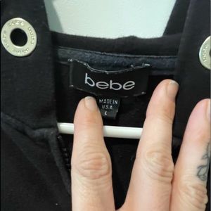 EUC Bebe Zip up hoodie sweater